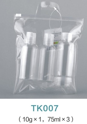 Tragbares kosmetisches Verpackenflaschenreise-Flaschenglas eingestellt mit Tasche