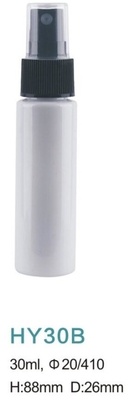 empty 30ml 1oz  cylinder PET skincare toner sprayer bottle manufacturer wholesale