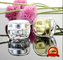 Acrylic Cosmetic Jar Customized Clear Cream Plastic China supply Square Small Sample Rose Color 50ml any Color