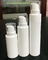 Eco friendly white empty  white plastic cosmetic packaging container serum lotion 15ml 30ml 50ml airless pump bottle