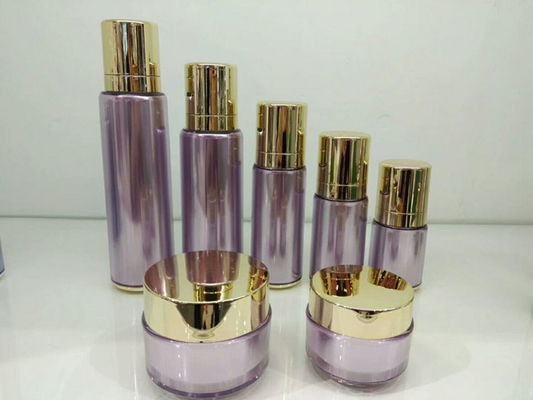 Luxury Empty lady15ml 30ml 100ml 120ml   Skincare Set Acrylic Eco Friendly Refillable Plastic Cosmetic Packaging bottle