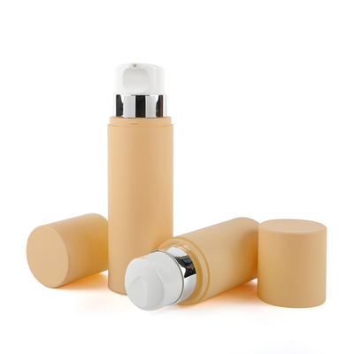 big cosmetic airless PP Bottles 5oz  6.66oz  250ml Round Cream Luxury Skin Care Packaging Beauty Packaging with Screw Cap