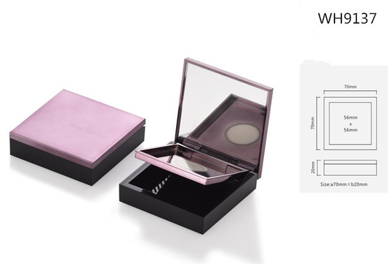 Palettenkastenkasten-Behälterverpacken des eleganten Rosaquadrats kosmetisches magnetisches