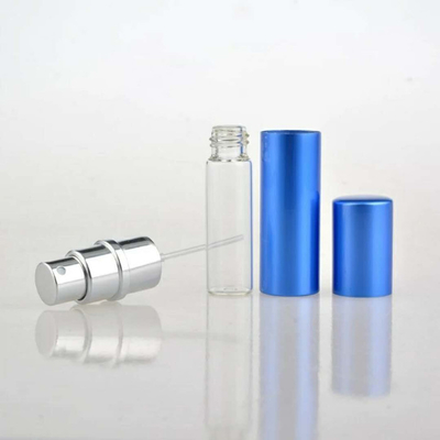 leerer Aluminium-Parfümzerstäuber 0.33ounce 0.5ml mit innerem Glasrohr