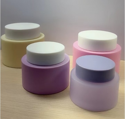 Warmverkauf Farbenfrohe 200g 100g Plastik-Kosmetik-Glas Pp-Creme Behälter Plastik-Glas Für Kosmetik Hautpflege
