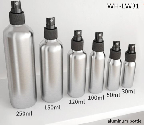 nachfüllungsparfüm-Zerstäubersprühflasche 30ml 50ml 100ml 120ml 150ml 150ml 250ml kosmetische Aluminium