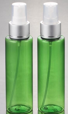 Pumpen-Lotionsflasche 100ml heißen Verkauf kosmetischen Plastik-HAUSTIERES klare silberne mit mit feinem Nebelspray